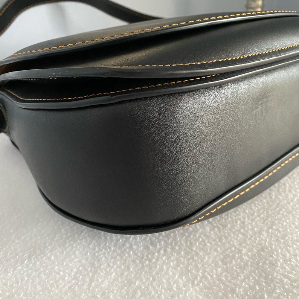 Coach 1941 Saddle Bag with contrasting stitching & matching 1941 Turnlock Wallet - Picture 6 of 16